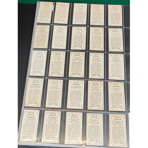 40 - Set of Copes British Warriors cards with black back