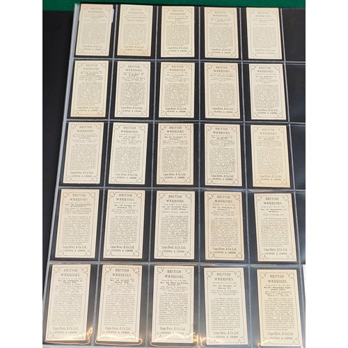 41 - Various Copes British Warriors cards with grey backs
