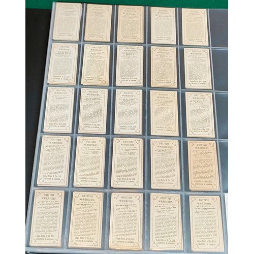 41 - Various Copes British Warriors cards with grey backs