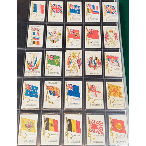48 - Set of Gallaher Allies Flags cards