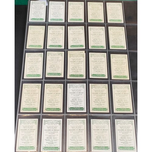 48 - Set of Gallaher Allies Flags cards