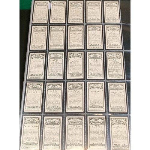 53 - Set of Lambeth and Butler Naval Portraits cards