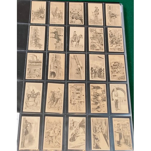 54 - Set of R. J. Lea War Pictures cards, with rare no 24 card