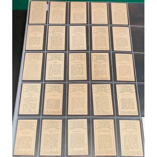 54 - Set of R. J. Lea War Pictures cards, with rare no 24 card