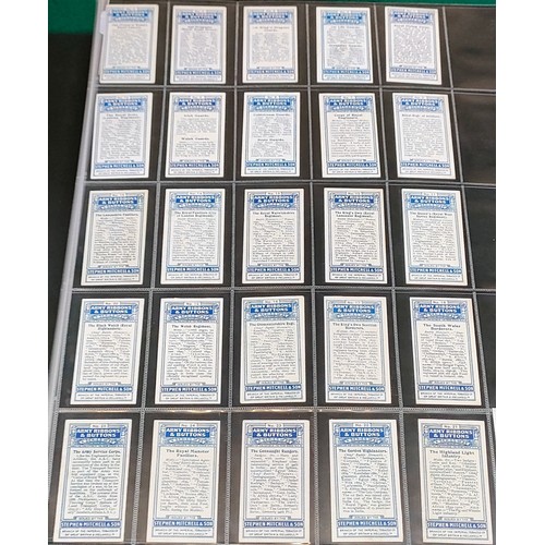 56 - Set of Army Ribbons and Buttons cards