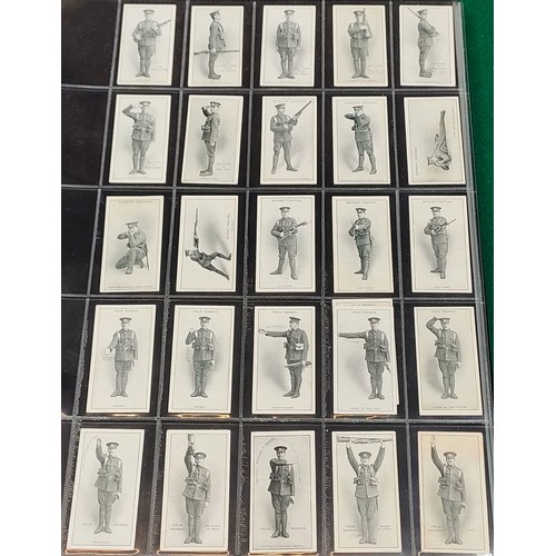 59 - Missing -Replaced - Set of Ogdens Infantry Training cards