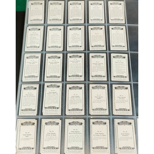 59 - Missing -Replaced - Set of Ogdens Infantry Training cards