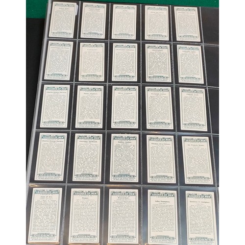 60 - Set of Ogdens Leaders of men cards, plus set of Ogdens Smugglers and Smuggling cards