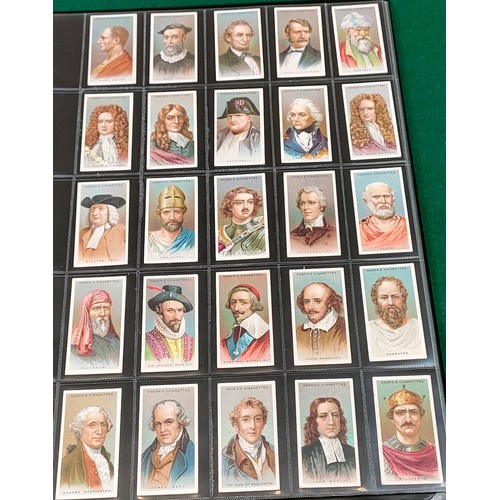 60 - Set of Ogdens Leaders of men cards, plus set of Ogdens Smugglers and Smuggling cards