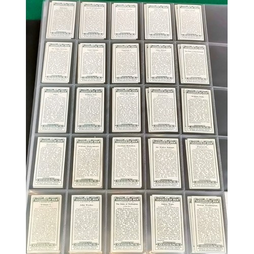 60 - Set of Ogdens Leaders of men cards, plus set of Ogdens Smugglers and Smuggling cards