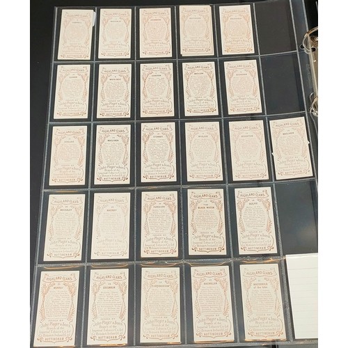 65 - Set of Players Highland Clans cards, with some colour variations
