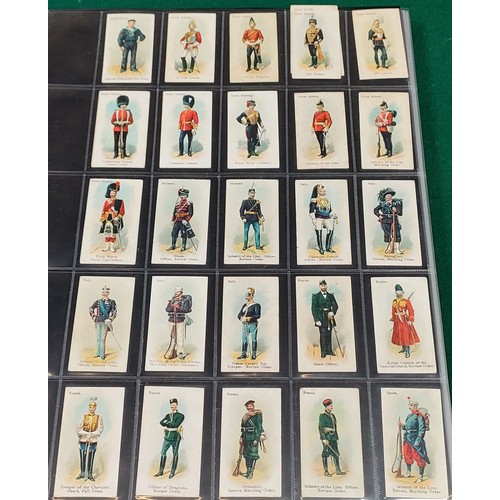 83 - Various Wills Soldiers and Sailors cards with grey back