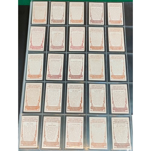 42 - Set of Copes British Regiments Officers cards