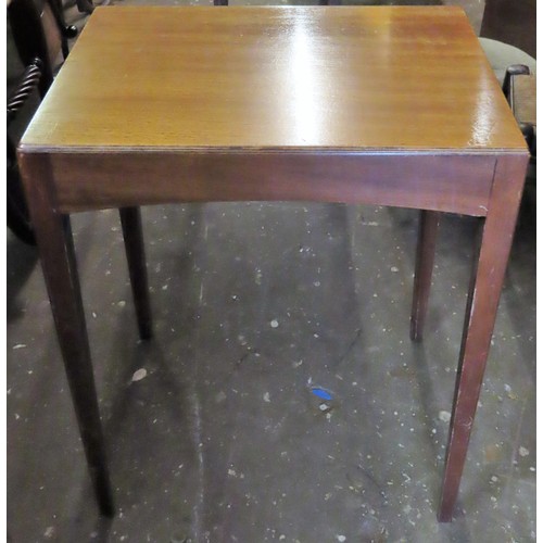 51 - Early 20th century mahogany side table by Robert. E. Gibbs. Approx. 61cm H x 50cm W x 38cm D