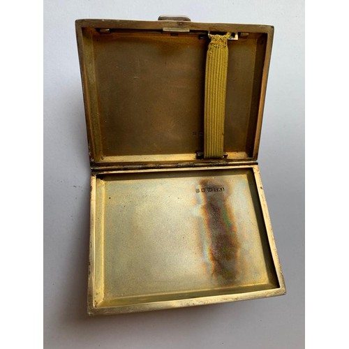 53 - SILVER CIGARETTE CASE, TOTAL WEIGHT APPROX 74.64g