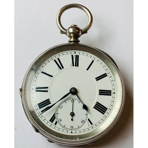 93 - SILVER SWISS ANTIQUE POCKET WATCH, 91236 2 0,935, TOTAL WEIGHT APPROX 94.69g