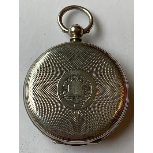 93 - SILVER SWISS ANTIQUE POCKET WATCH, 91236 2 0,935, TOTAL WEIGHT APPROX 94.69g