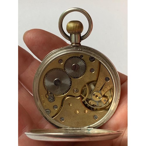 95 - 925 SILVER ANTIQUE POCKET WATCH, 3226353 F, TOTAL WEIGHT APPROX 74.16g