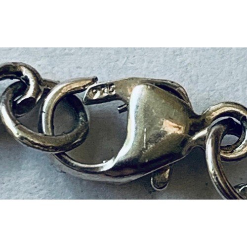 150 - 925 SILVER ITALY MILOR BRACELET APPROX 19.3cm LONG, 925 SILVER CHAIN APPROX 30cm LONG, 925 SILVER CR... 