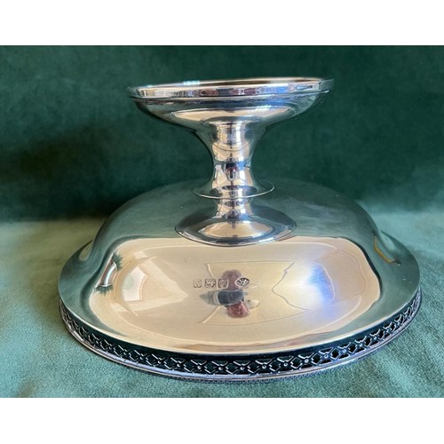 16 - SILVER STEMMED BOWL, BY ADIE BROS. APPROX. 20 CM DIAMETER'
Appoximate weight 295.3 g