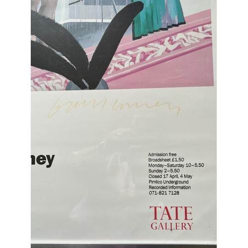 39 - DAVID HOCKNEY TATE GALLERY POSTER 