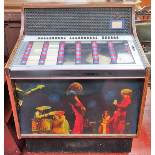 117 - Mid 20th century NSM Jukebox. Approx. 107cms H x 81.5cms W x 55cms D