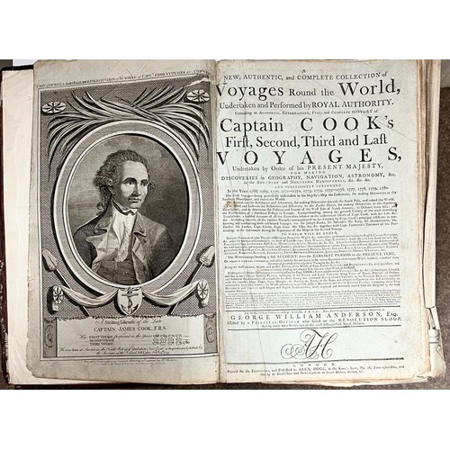 30 - COOK'S VOYAGES BY THE DIRECTION, GEORGE WILLIAM ANDERSON, CIRCA 1780, PUBLISHED ALEX HOGG PATERNOSTA... 