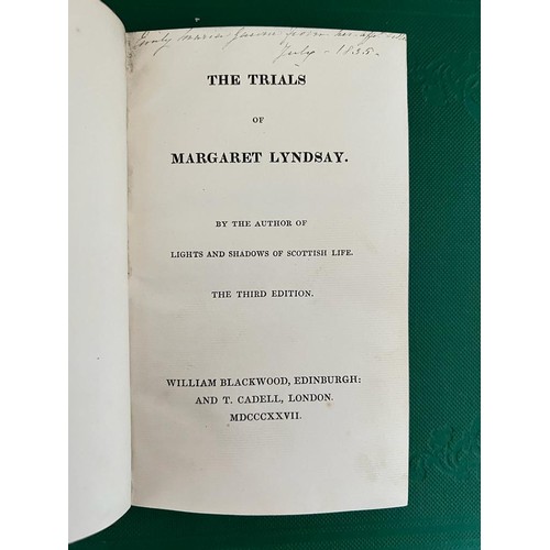 92 - TRIALS OF MARGARET LYNDSAY, THE LETTER BAG OF THE GREAT WESTERN 1840, PASCAL BRUNO A SICILIAN STORY,... 