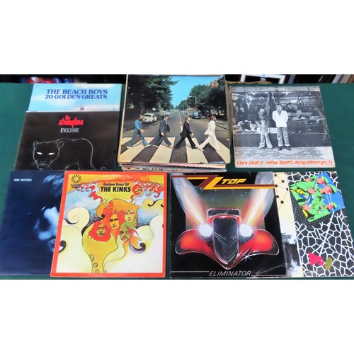 275 - Parcel of various vinyl records Inc. The Beatles, The Beach Boys, Joni Mitchell, The Kinks, ZZ Top, ... 