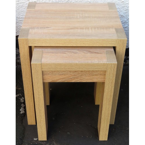 125 - 20th century Next nest of two tables. Approx. 55cms H x 48cms W x 40cms D