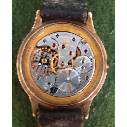 308 - 9ct gold Longines wristwatch