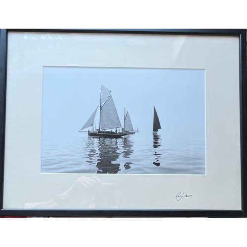 284 - SIGNED PHOTOGRAPH- 'REFLECTIONS', APPROXIMATELY 19 x 29cm