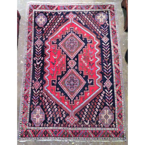 26 - Middle Eastern style floor rug. Approx. 168 x 118cm