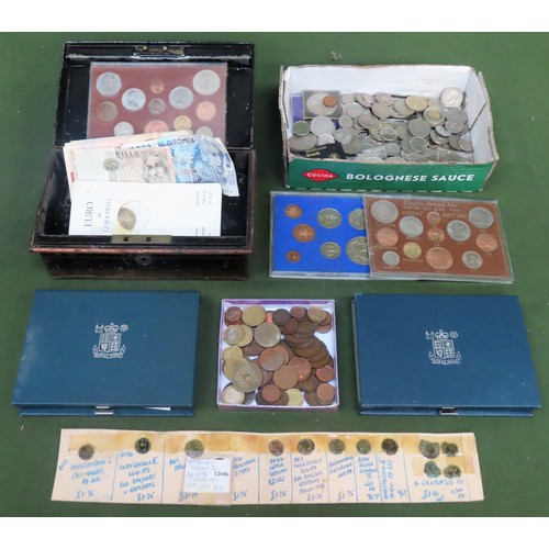 309 - Mixed lot of various Coinage, Decimal sets, banknotes etc