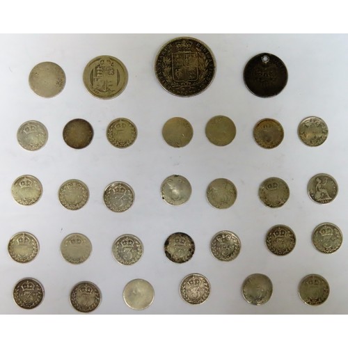 291 - Parcel of various Victorian silver coinage, Inc. rare 1876 second young head half crown, 2 shillings... 