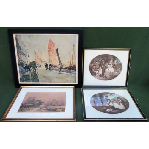 118 - Mixed lot of various polychrome prints