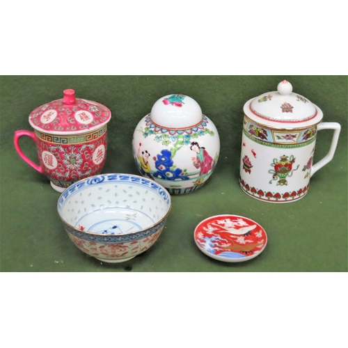 65 - Samll parcel of various Oriental ceramics