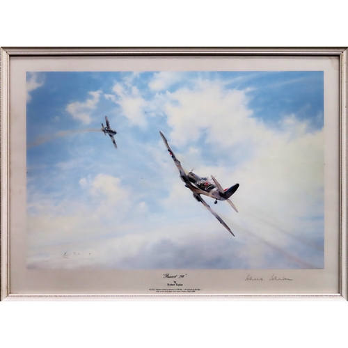 85 - Robert Taylor - Framed polychrome print - Ramrod 792. Signed by Johnnie Johnson. Approx. 31cms x 47c... 