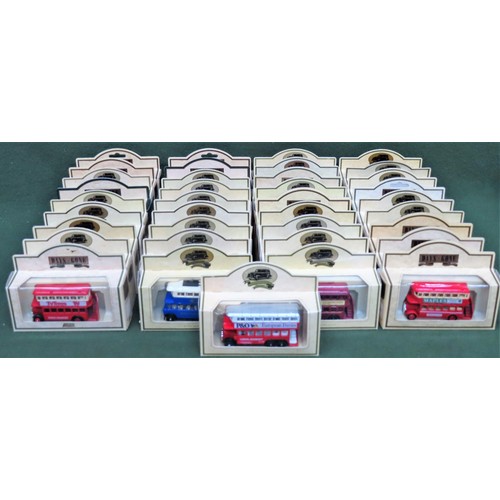 247 - Approx. 37 boxed Lledo Days Gone die cast Buses