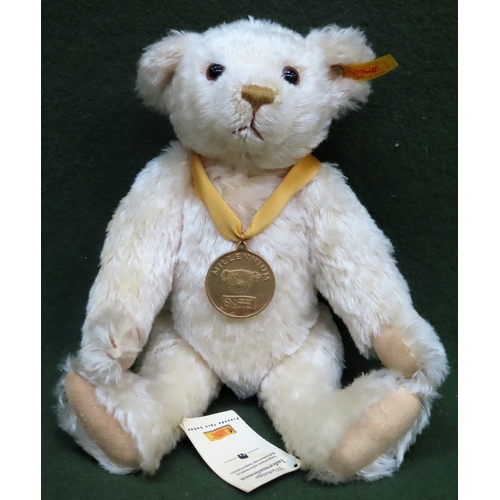 252 - Steiff Millenium teddy bear. Approx. 32cms H