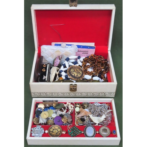 299 - Parcel of various costume jewellery etc