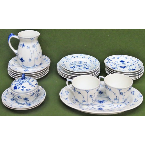 258 - Parcel of various Danish Blue and White china including Royal Copenhagen, various patterns