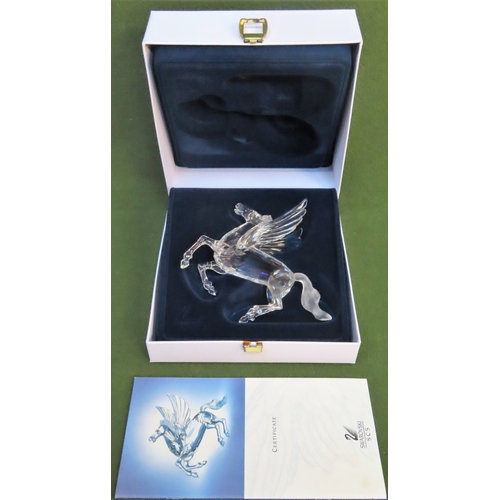 41 - Swarovski SCS Fabulous Creatures 1998 Annual Edition Pegasus, boxed with COA