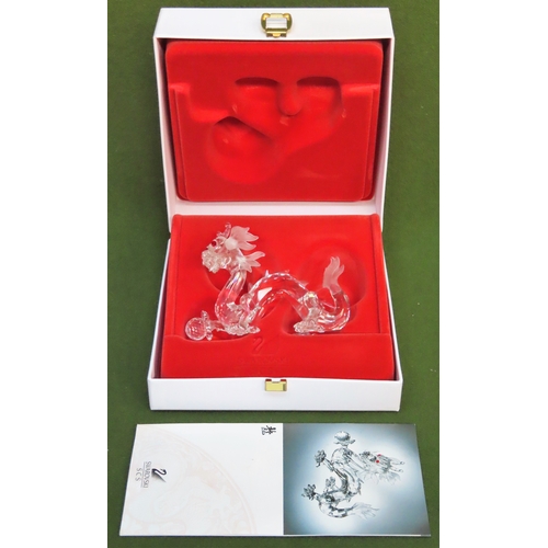 44 - Swarovski SCS Fabulous Creatures 1997 Annual Edition Dragon, boxed with COA