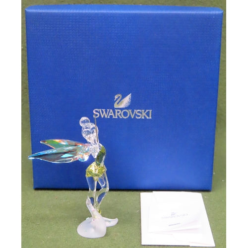 5 - Swarovski Crystal coloured figure depicting Disney Tinkerbell,