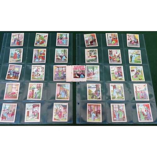 3 - Set of 60 Chinese trade cards - Family Rules of Conduct, with packet to accord