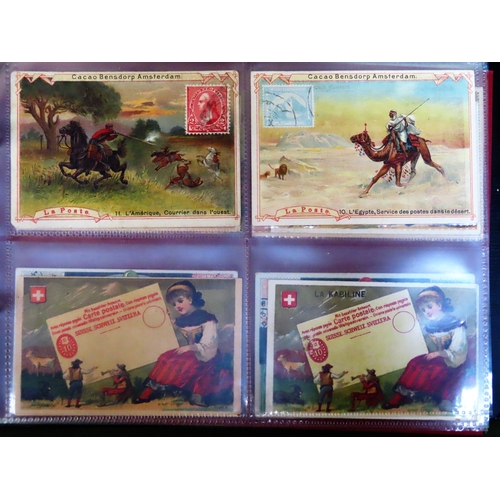 18 - 14 Postmen of the World trade cards - various companies