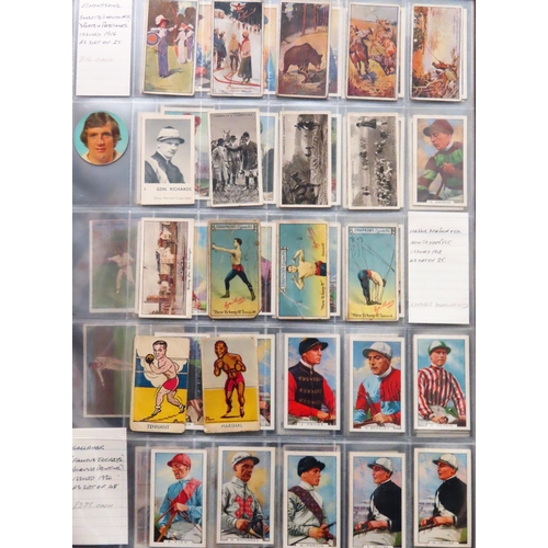 29 - Approx. 120+ mixed mostly sporting related trade cards Inc. Copes Lawn Tennis Strokes, Edmondsons, G... 