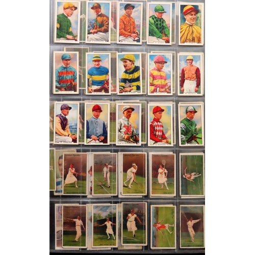 29 - Approx. 120+ mixed mostly sporting related trade cards Inc. Copes Lawn Tennis Strokes, Edmondsons, G... 