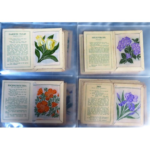 37 - Approx. 50+ Wix silk Floral cards with plain back folders